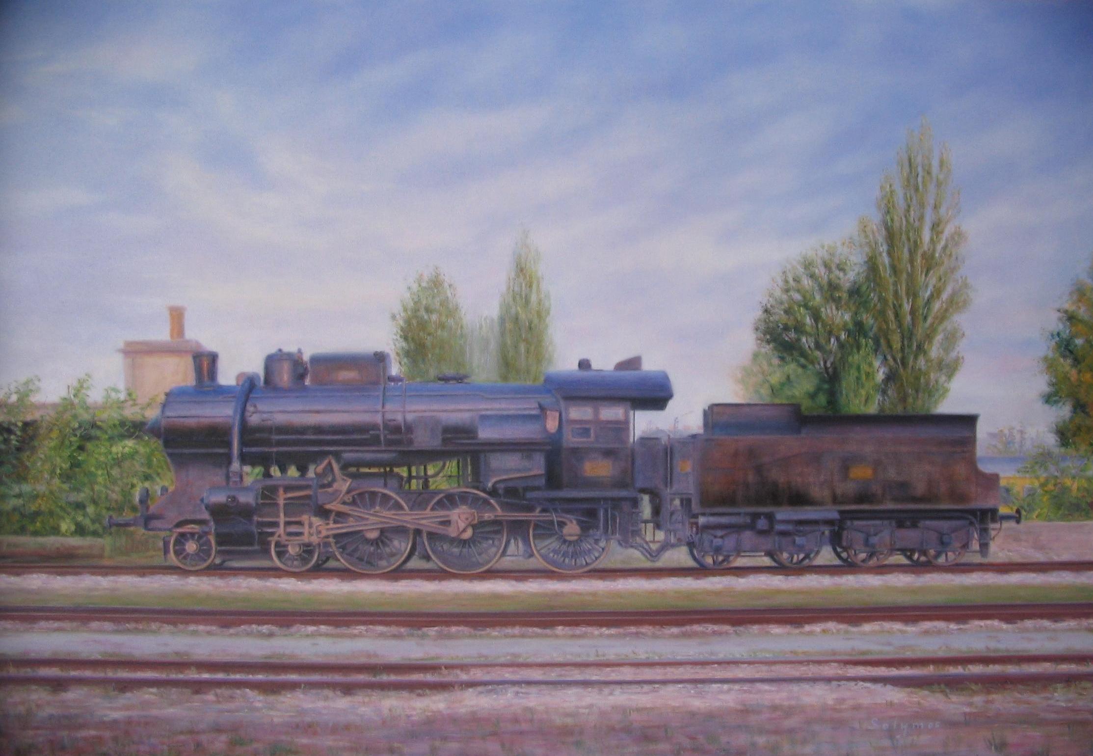 Vasút art festmények